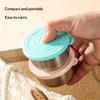 Stainless Steel Food Containers With Leakproof Lids - Dishwasher Safe Salad Dressing Cups For Meal Prep Bento & Picnic