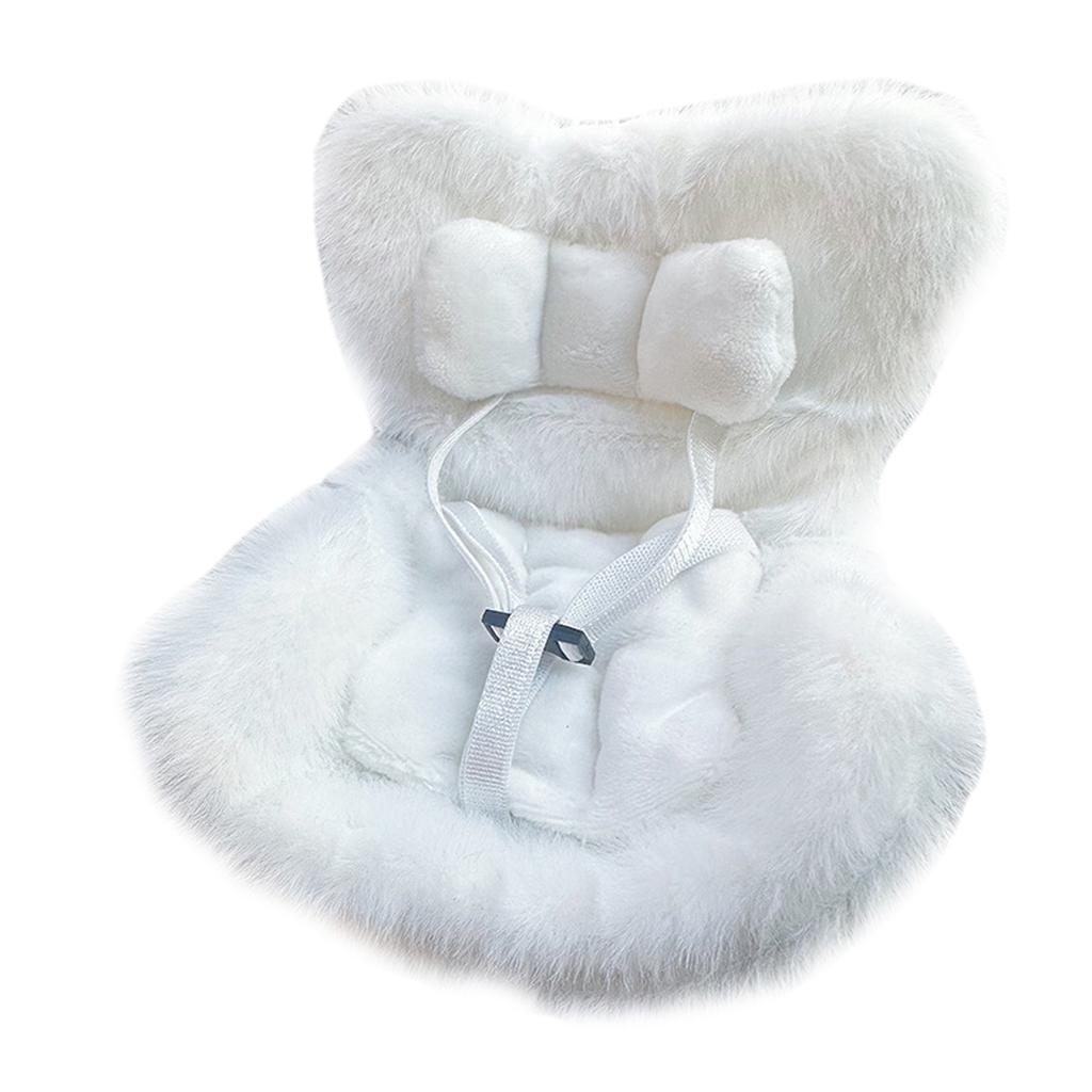 Mini Cute Doll Car Safety Seat Car Air Outlet Decoration Plush Doll Labubu Safety Seat Car Seat Ornaments Interior Gifts