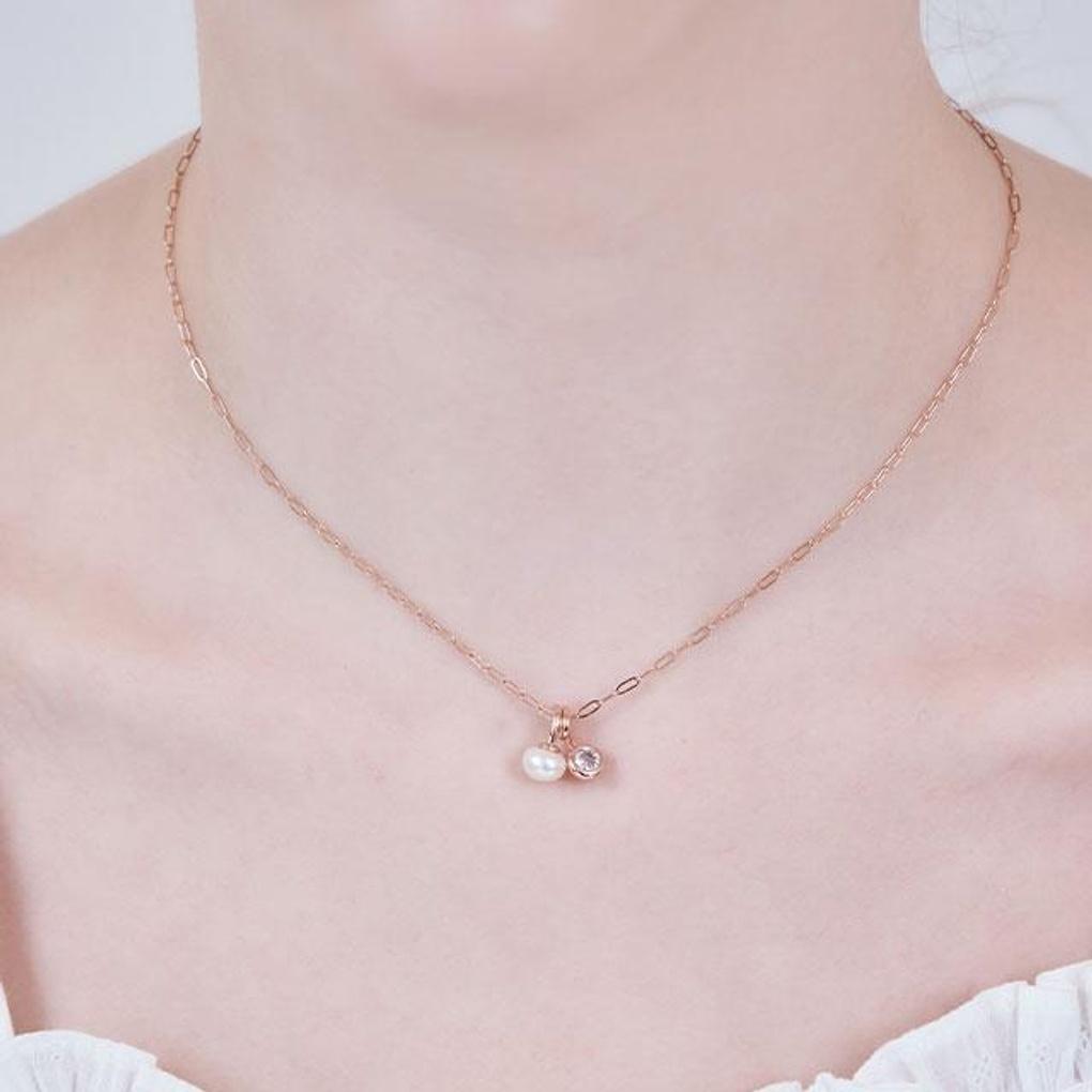 [ELLE Jewelry] Natural Freshwater Pearl Necklace ELBRNN229