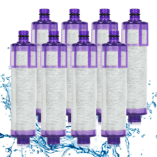 Absdefen Replacement Water Filter Cartridges, All-in-One Faucet, High Chlorine Removal, High Performance, Compact, Compatible with JF-22 Faucet, Non-G