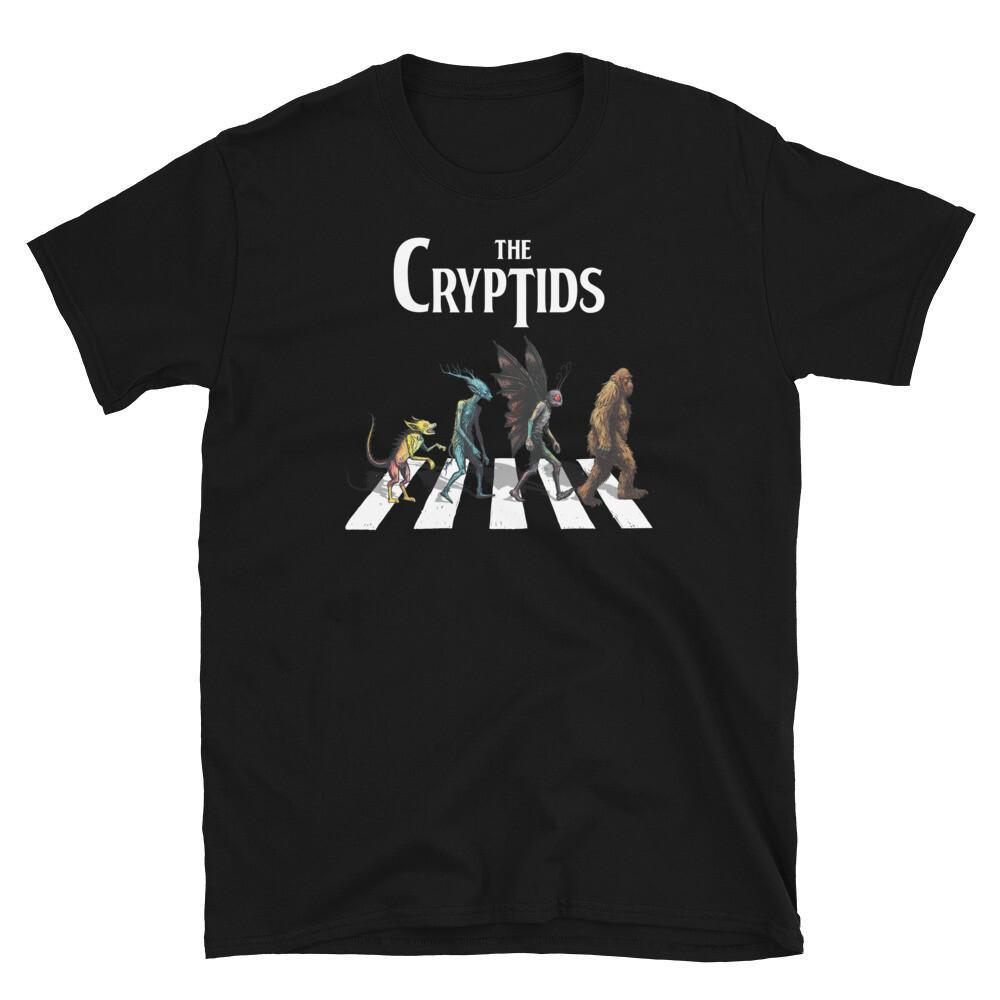 

The Cryptids Bigfoot Mothman Wendigo Chupacabra ShortSleeve Unisex TShirt Unisex T-Shirt L