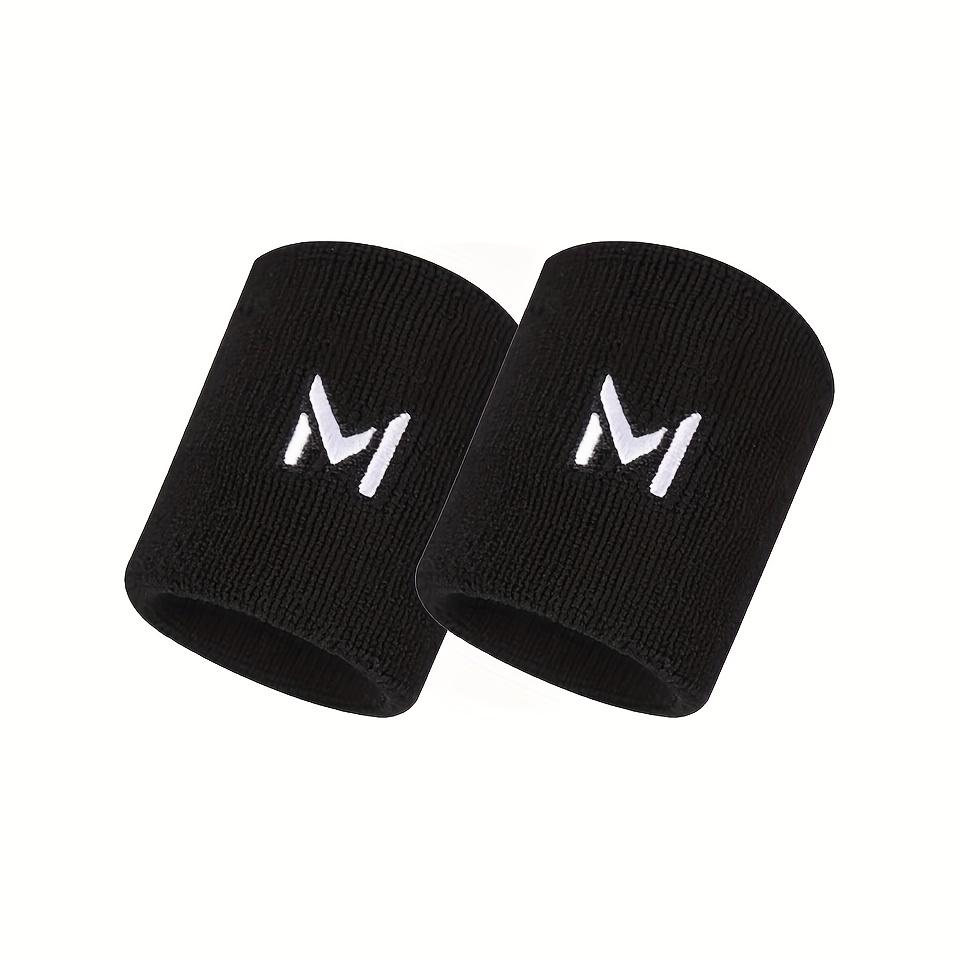 2pcs Sports Wristbands, Sweat-Absorbent and Breathable, for Men and Women, Fitness and Basketball Wrist Sleeves