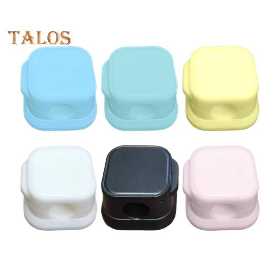 

6 шт. кабельных органайзеров для стола автомобиля с магнитным замком надежно удерживают USB-кабели телефона и компьютера с прочной клейкой основой, аккуратный инструмент для управления кабелями 6pcs