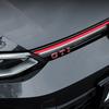 3D ABS GTI GTD Letters Badge Car Front Grille Emblem Stickers For Volkswagen VW Golf 8 Rline Auto Accessories zf3