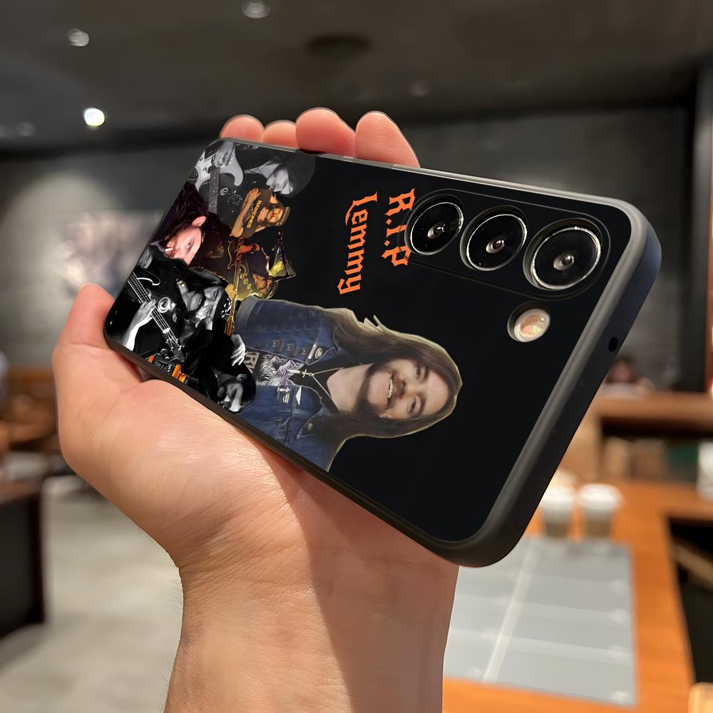 

S-Singer L-Lemmy-Kilmister Phone Case For Samsung A56 A36 A26 A16 A15 A25 A35 A55 A14 A34 A24 A54 Black Soft Shell Samsung A05