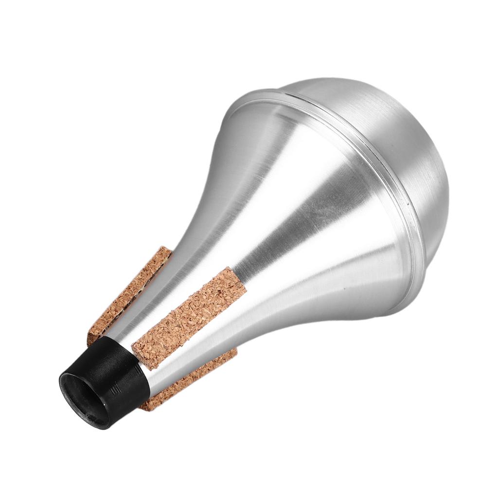 Trompeten Übungsdämpfer Leichte Aluminiumlegierung Weicher Kork Geräuschreduzierung Trompeten Übungsdämpfer