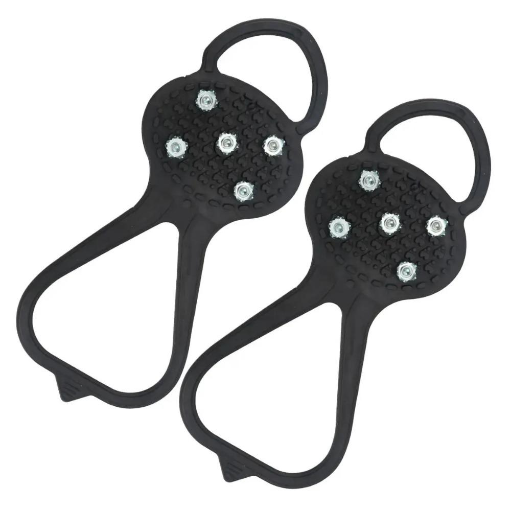 

1 пара 5 шпильок Протиковзання Лід Сніг Кемпінг Прогулянкове взуття Зимові захисні черевики Універсальні професійні скелелазіння