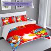 3pcs Superthings2 pattern bedding set duvet cover set includes duvet cover &pillowcases, perfect all season bedroom decoration & gift