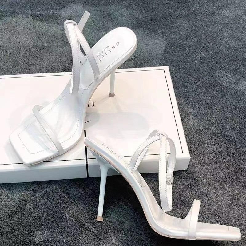Stiletto Sandals with Buckle Straps for Women Shallow Mouth Party Sandals Fashion Open Toe 2025 New Hot Selling Women's Shoes