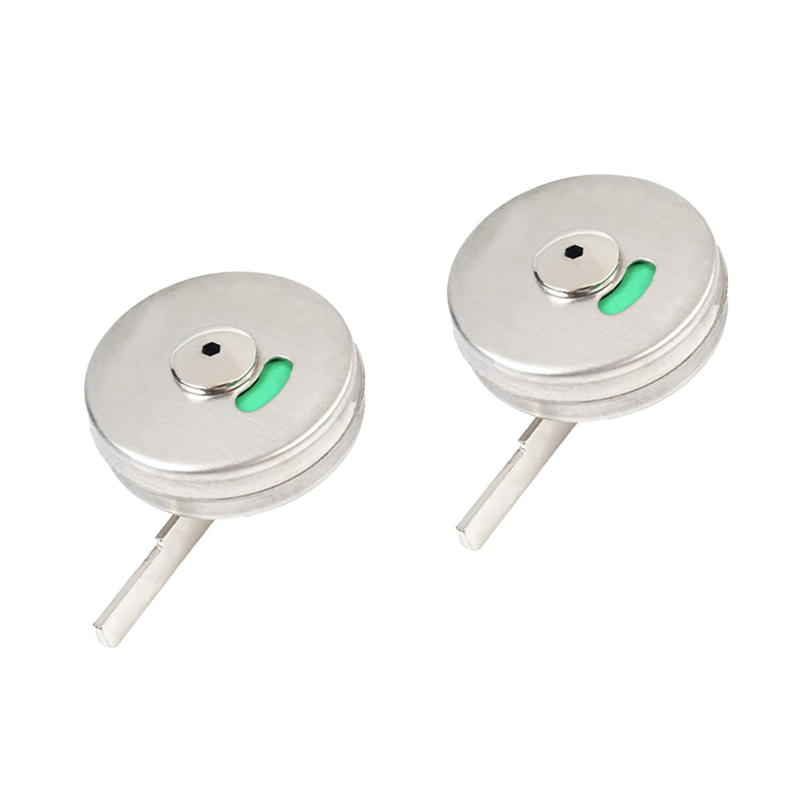 

Practical Sturdy Stainless Steel Bathroom Door Lock Set With Stylish Finish and Convenient Indicator Daily Casual Use 2