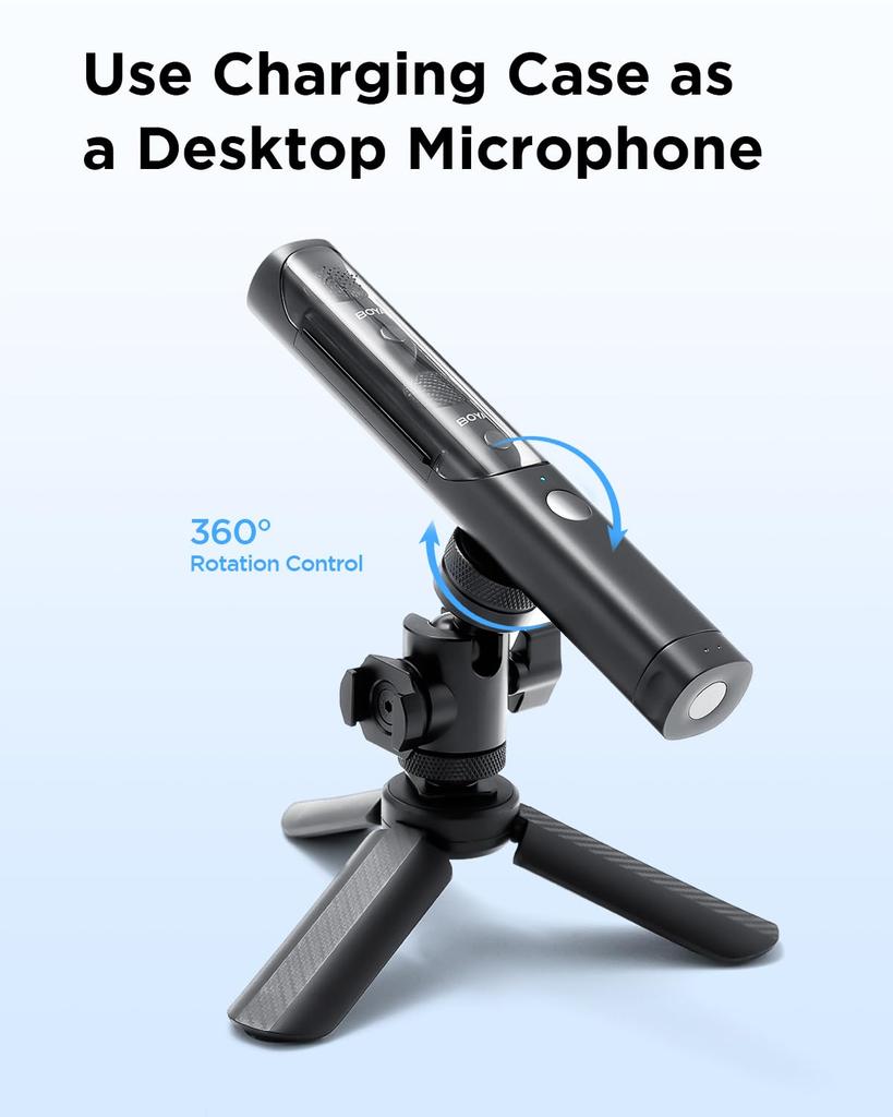 BOYA Magic Desktop Stand BOYA Magic Wireless with Adjustable Dedicated Mini Tripod for Magic Wireless Microphone Systems (for Microphones) Mount,