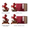 Ceramic Horse Statue Zodiac Animal Sculpture Home Tabletop Ornament Chinese Fire Horse Decoration Home Office Decor