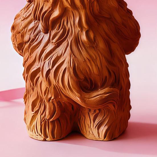 2 Peças Dia dos Namorados Estátua de Vaca das Terras Altas Fofa Resina Figura de Vaca das Terras Altas com Coração e Flecha de Cupido para Mesa Interna Bandeja de Servir em Camadas Decoração de Prateleira