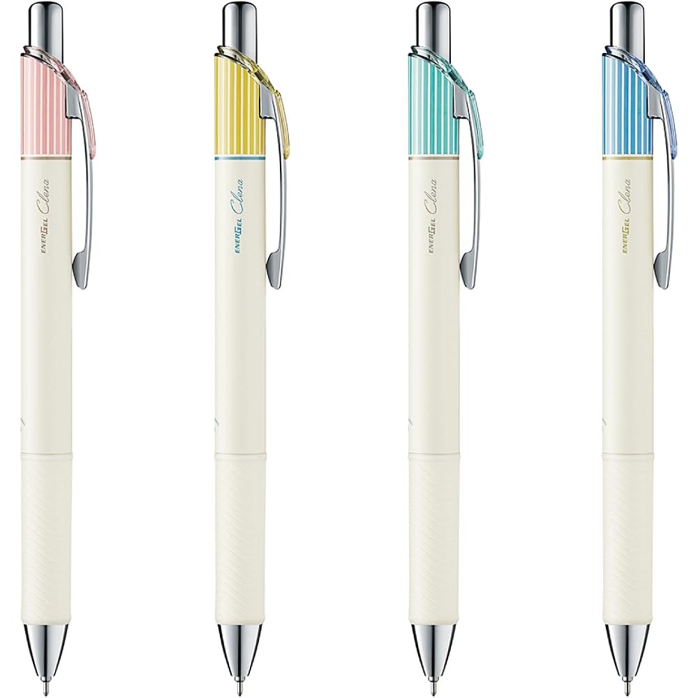 Pentel Ballpoint Pen Gel Ink Gel Crena 0.5mm BLN75L4STAMZ Black 4