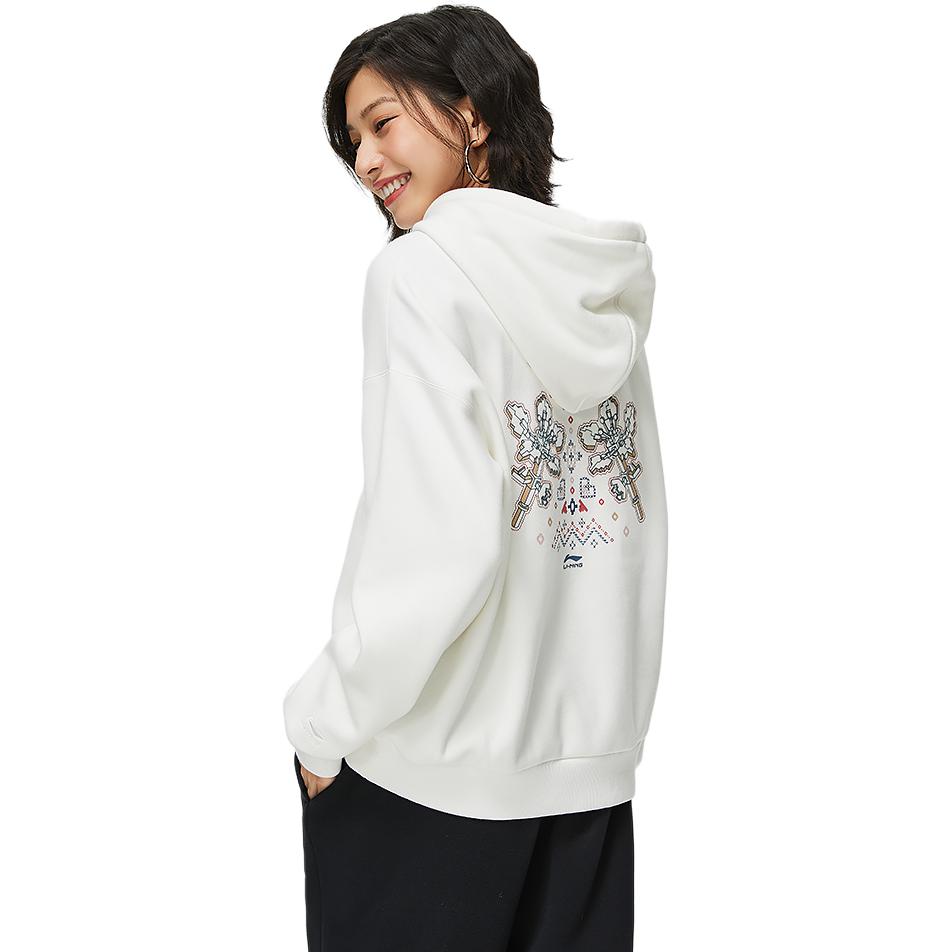 Li Ning China Culture Collection Sweatshirt Women's Ivory AWDT908-4