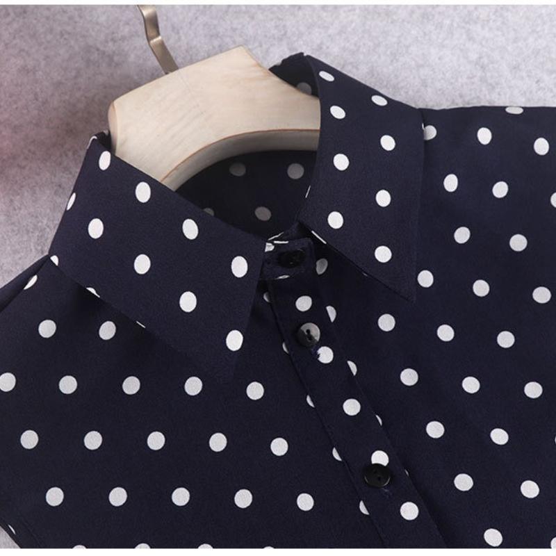 Shirt Fake Collar for Women Removable Laple Button Down Half Shirt Detachable Collar False Collar Mujer Sweater Gift