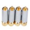 4 Stück PreffairCelsiusR1722 Stecker Vergoldet Selbstverriegelnd Lötlos Stecker