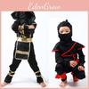 Kids Boys Children Ninja Assassin Japanese Samurai Warrior Fancy Costume Dress
