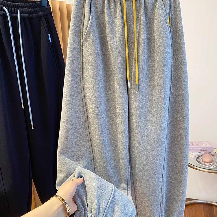 

Женские флисовые гаремные спортивные штаны больших размеров – осенне-зимний стиль, свободный крой, укороченные с манжетами. XXS серый