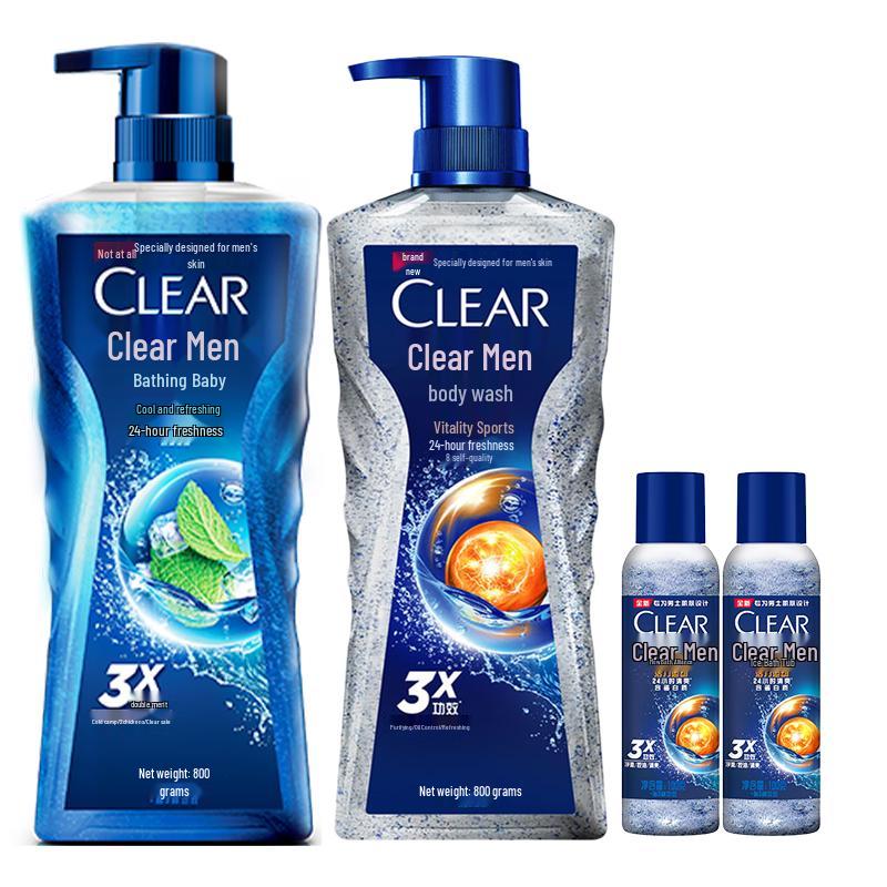 Clear Men's Body Wash Collection