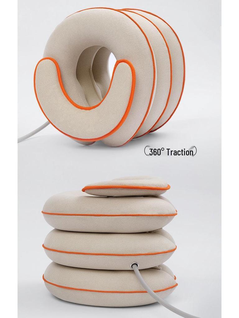 Inflatable Neck Brace Cervical Traction Device - Home Use Correction and Support Collar