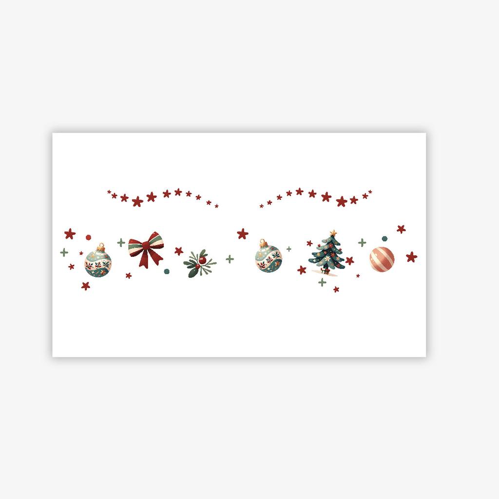 Christmas Makeup Face Sticker Cute Sweet Creative Blush Temporary Tattoo Sticker
