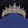 Gorgeous Crystal Crown Headbands Royal Queen Tiaras Birthday Party Wedding Hair Jewelry Bridal Diadem Princess Headdress Bride