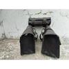 Combo Of Black Vintage Δερμάτινη τσάντα 3 σέλων για μοτοσικλέτα Panniers Πλαϊνή τσάντα εργαλείων
