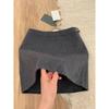 2024 Women's Retro Gray Wool A-Line High-Waist Short Skirt for Autumn/Winter