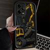 Excavating Machinery Cool Soft Phone Case for Xiaomi Poco X7 X6 X5 Pro X4 Gt X3 F7 Ultra M8 M7 Redmi 15C 15 14C 13 13C 12 12C 10