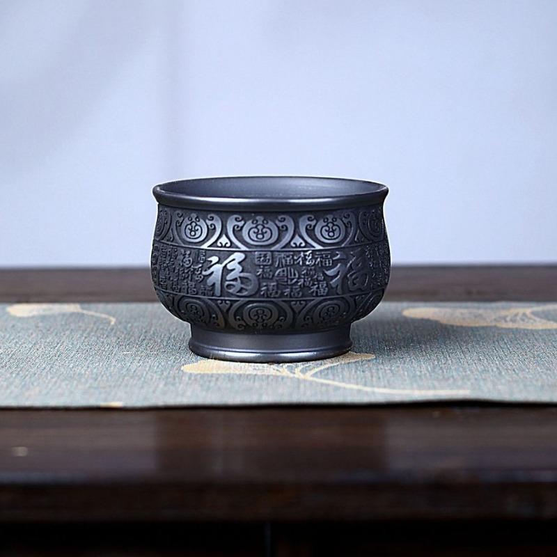 

200мл Ісинська Цзиша Чашка для чаю Сто Благословень Антикварна чашка для чаю Мила чашка Чашка для дегустації чаю Ароматна чашка Чашка Чачжань Майстерські чашки Чайний сервіз Ремесло