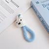 Miffy Rabbit Plush Phone Case Lanyard: Handheld Anti-lost Wrist Strap Keychain Pendant.
