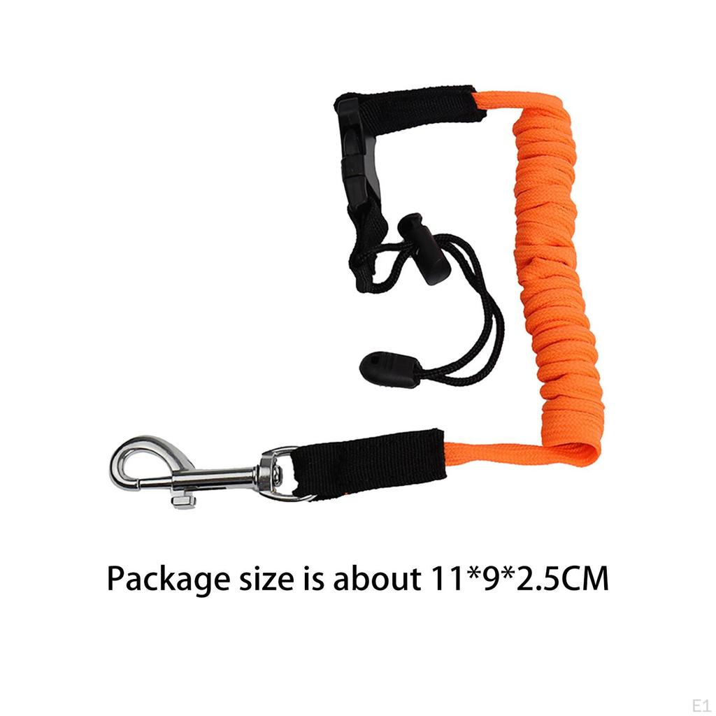 Canoe Kayak Paddle Leash Rope Fishing Bungee Strap for Surfboard Surfing