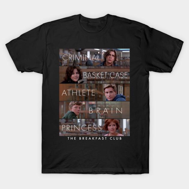 

Men Black Print T-shirt Breakfast Club - Clean Design No-Cut Transfer Paper Print Cotton Tshirt M чёрный