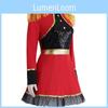 Löwenbändiger Kostüm für Damen mit Paillettenkleid und Schulterklappen für Halloween Cosplay