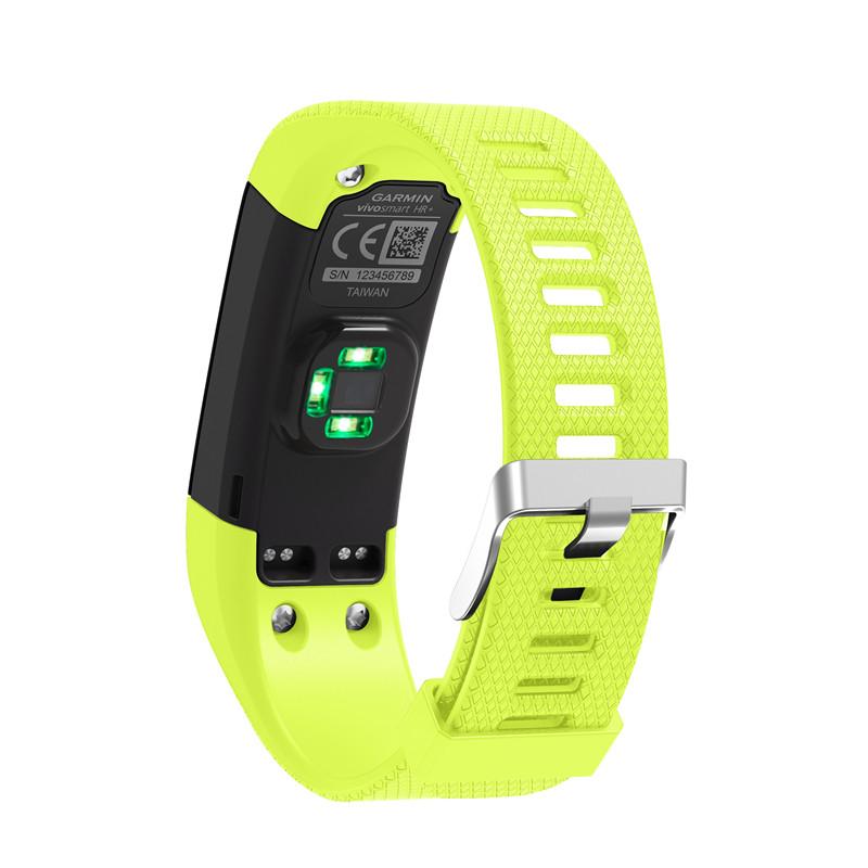 Chytré náramky Módní Sportovní Silikonový náramek řemínek na hodinky Pro Garmin Vivosmart HR+ Náhradní náramek Horký prodej Příslušenství