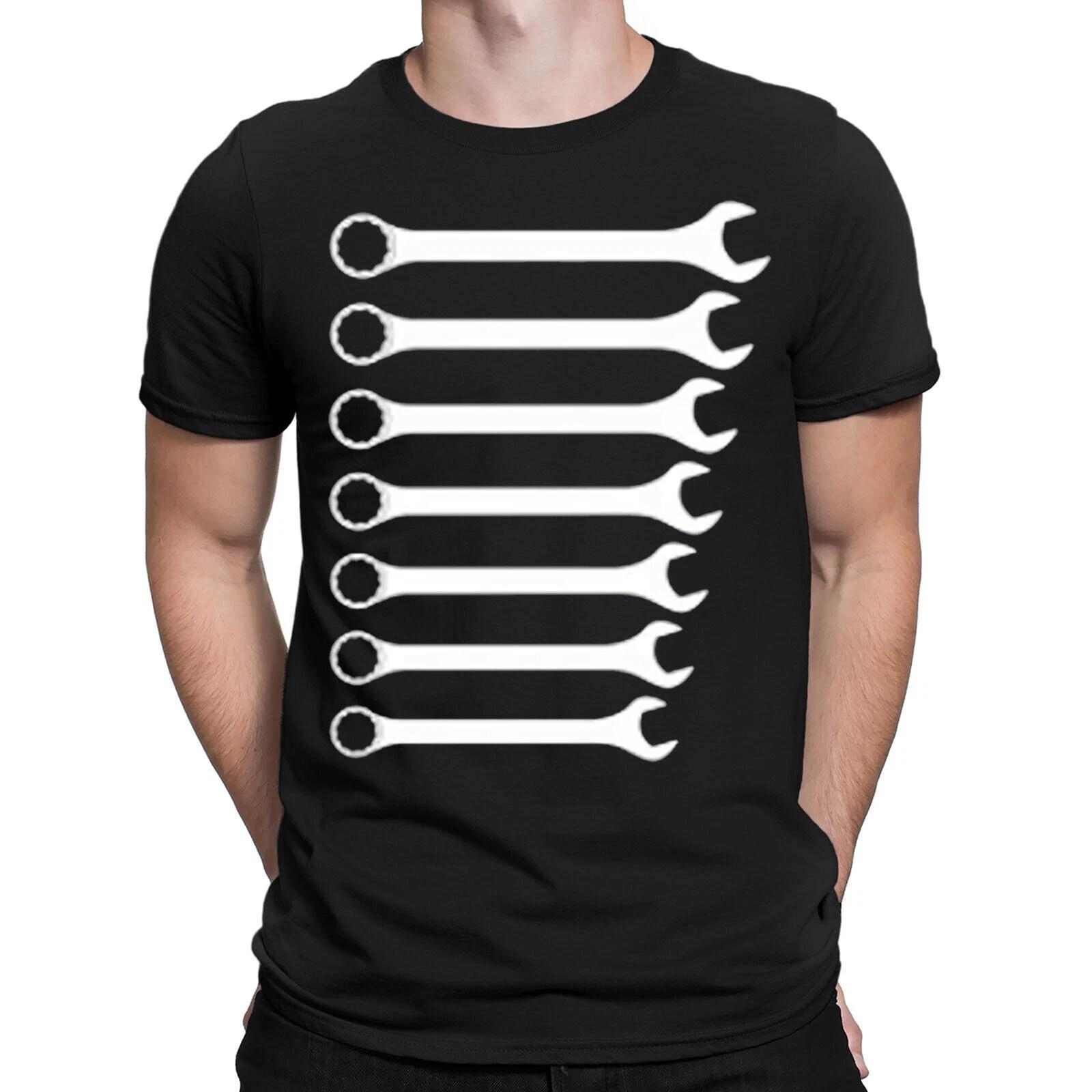 Mechanic Spanners Tool Kit Funny Engineer Funny Novelty Mens T-Shirts Top #DNE L