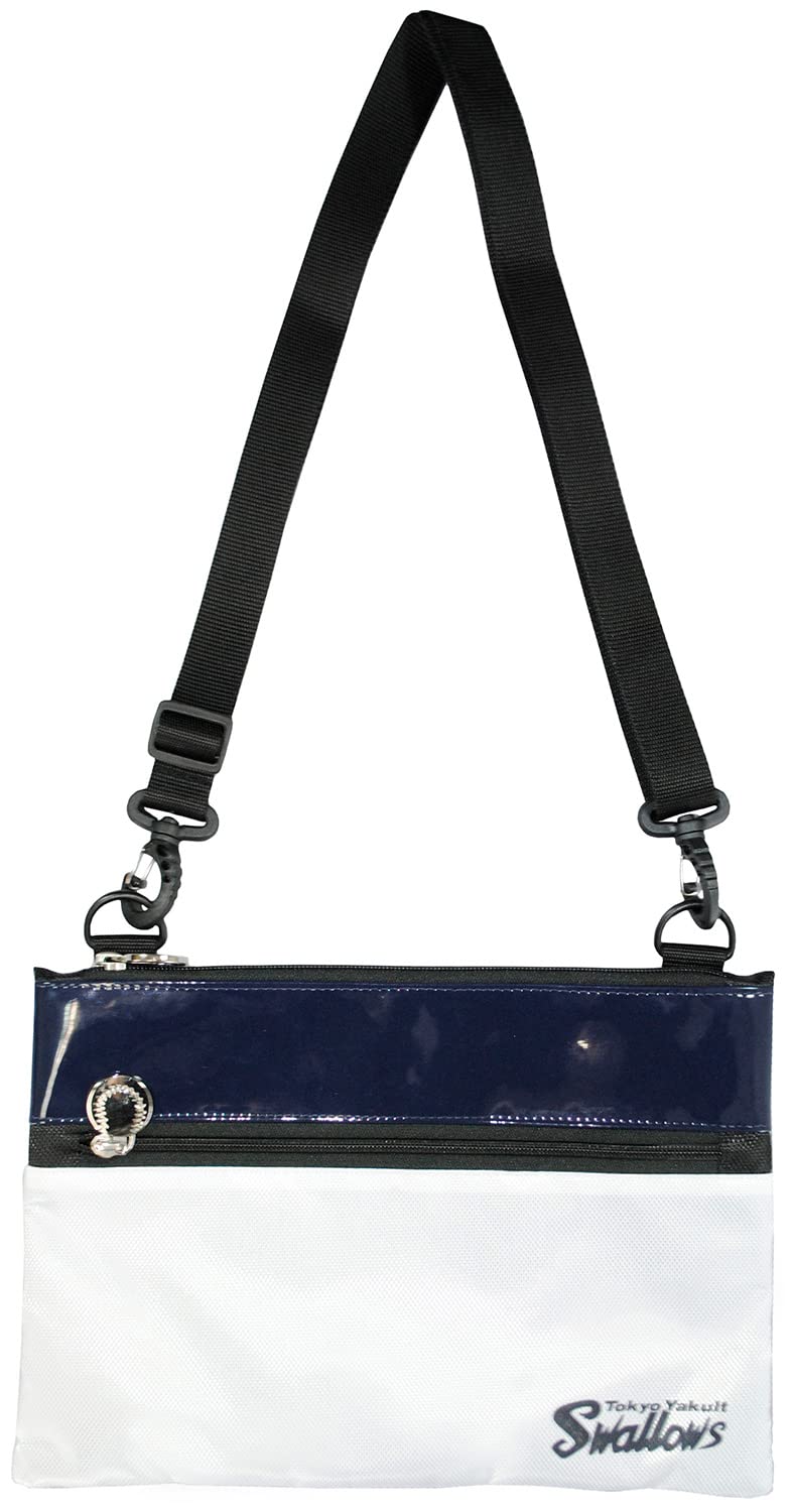 

Lezax Tokyo Yakult Swallows Sacoche Bag White x Navy YSAC-2429