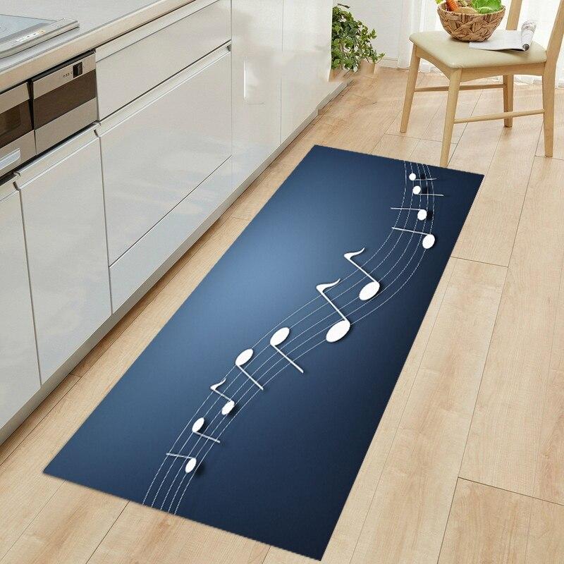 

Килимок з 3D-друком серії Piano Keyboard, великий килимок, килими для вітальні, спальні, килимки для кухні, нековзні килимки 60x90cm