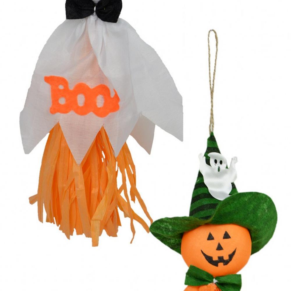 Halloween Straw Ghost Pendant