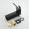 Waterfall Bathroom Faucet: Countertop Basin with Silent Water Outlet