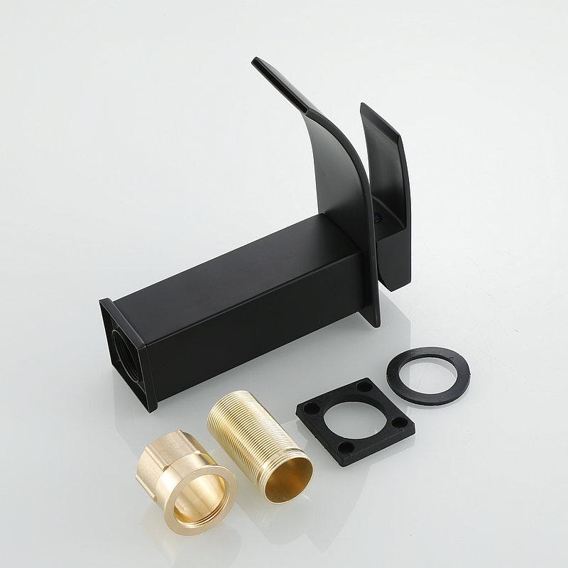 Waterfall Bathroom Faucet: Countertop Basin with Silent Water Outlet