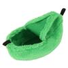 Small Warm Plush Banana shaped Pet   House for Hamster Hammock Bed(Yellow)