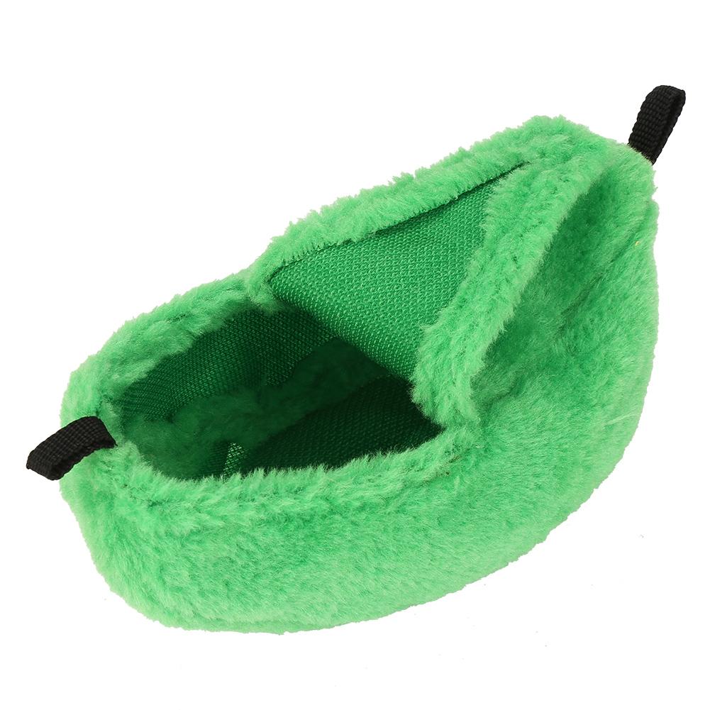 Small Warm Plush Banana shaped Pet House for Hamster Hammock Bed(Yellow)