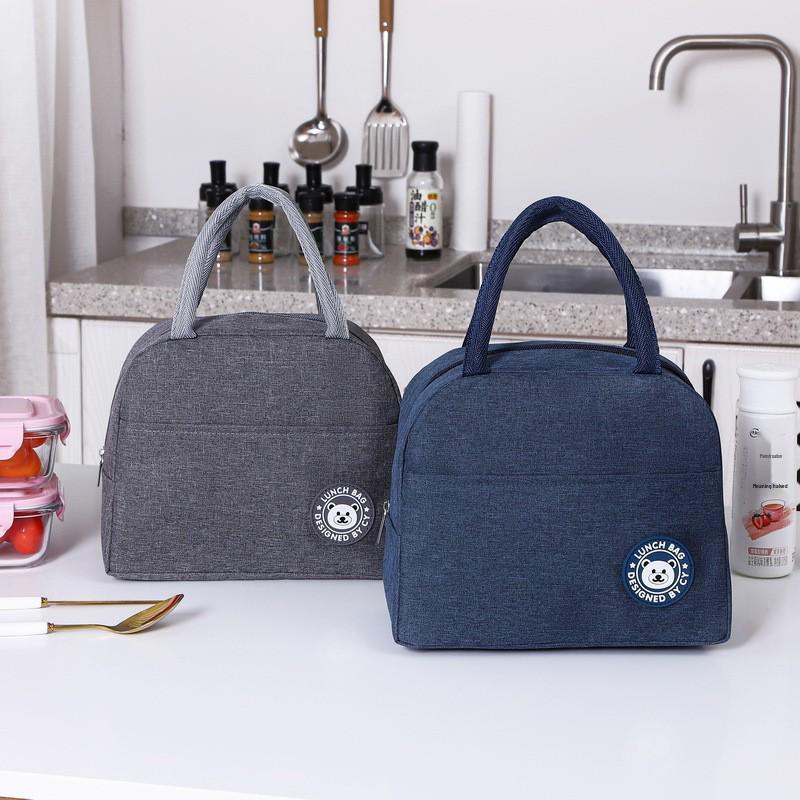 Large Capacity Waterproof Insulated Lunch Bag - Bento, Handheld, Refrigerated Meal Tote