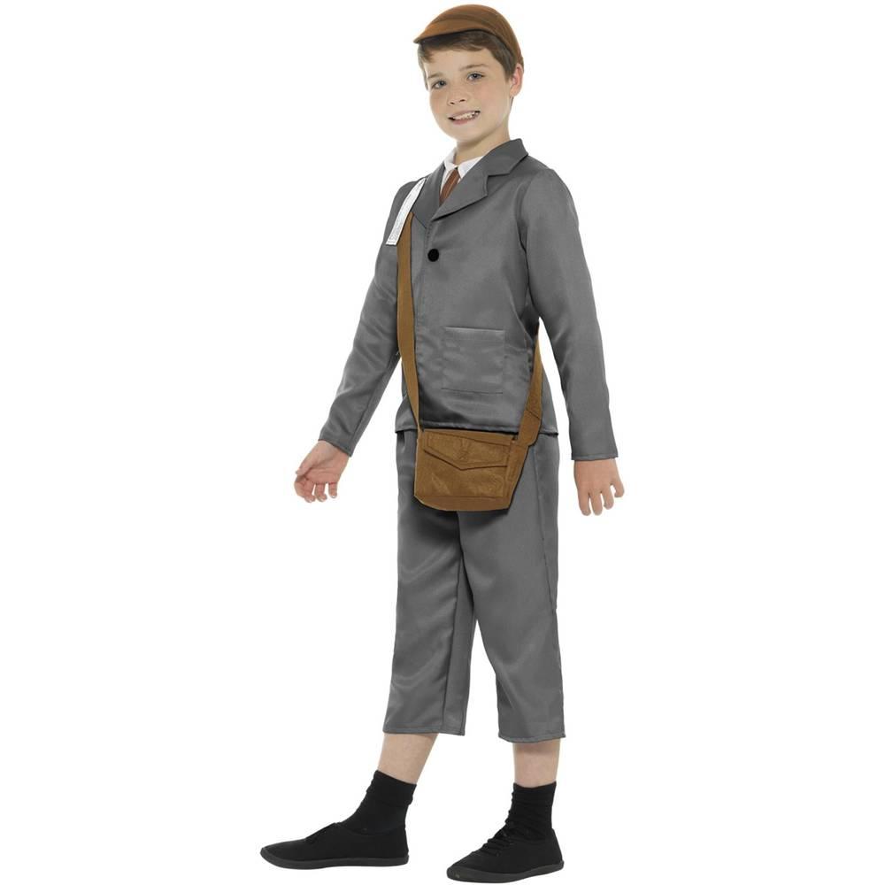 Smiffys Boys WW2 Evacuee Costume Set