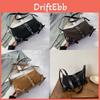 Stylish Black And Brown Winter Shoulder Pillow Bag With Large Capacity And Chic Design