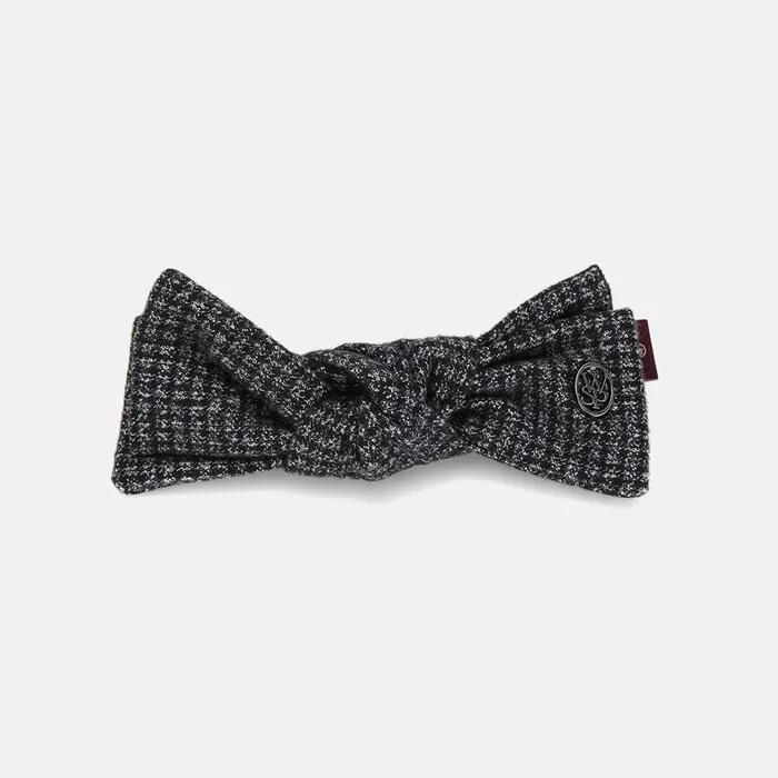 Purple Label Check Cotton Ribbon Pin (L) Ayers