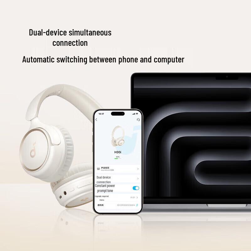 Soundcore H30i Over-Ear Bluetooth Headphones