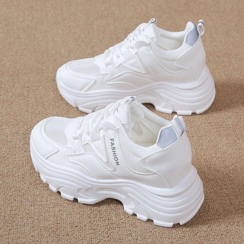 

Dad Shoes Women s Small Summer White Height Increasing Insole Women s Shoes Summer Breathable Mesh Student Sneakers 35 білий
